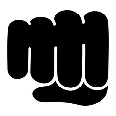 Fingers Black Icon Design. Hand Gesture Logo Symbol Vector
