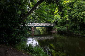 Fototapeta premium View of Botanic Gardens, Southport, UK.