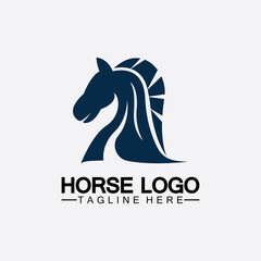 Horse Logo Template Vector illustration design