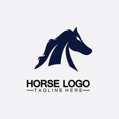 Horse Logo Template Vector illustration design