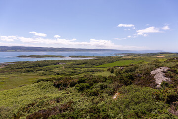 Fototapeta na wymiar View of the Isle of Gigha, Scotland, UK