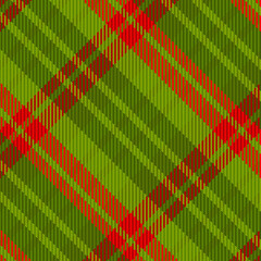 Seamless tartan plaid pattern background. Fabric texture. Vector.