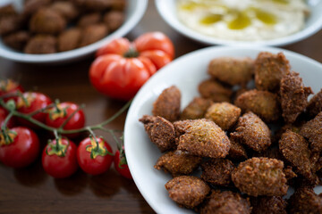 Preparing delicious food at home close up