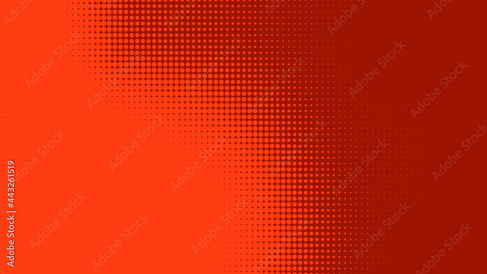Poster dots halftone red purple color pattern gradient texture with technology digital background. dots pop