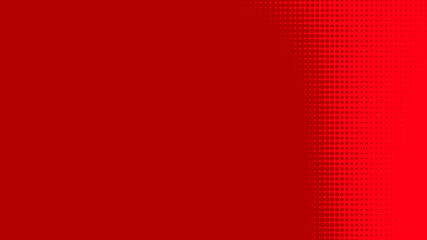 Dots halftone red color pattern gradient texture with technology digital background. Dots pop art comics with summer background.