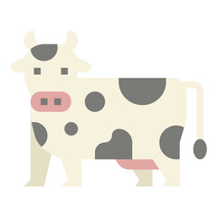 cow flat icon