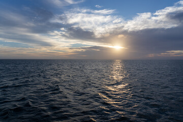 Sunrise on ocean