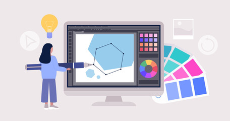 Graphic design concept