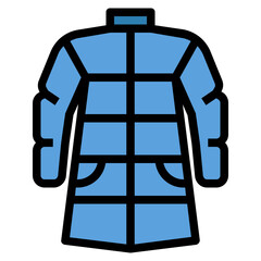 jacket Color line icon