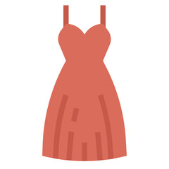 dress flat icon