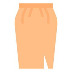 skirt flat icon