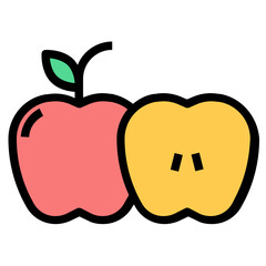 apple Color line icon