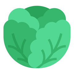 cabbage flat icon