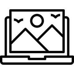 picture line icon © Konkapp