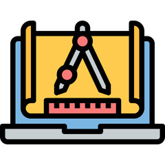 design Color line icon