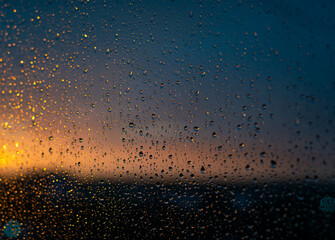 rain drops on window