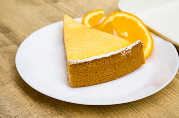 delicious piece of cheesecake