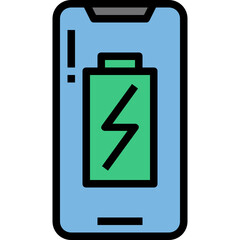 battery Color line icon