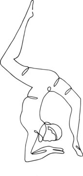 Vector illustration for design of fitness women body