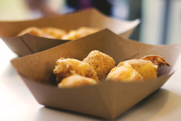 Fried Mozzarelle, finger food, street food, crocchette