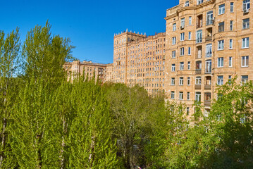 Fototapeta premium old castle in the city