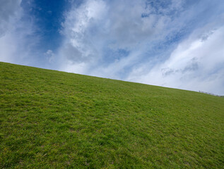 Ziijdijk bij Tzummarum in  Friesland