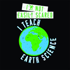 earth sciences geography teacher school design vector illustration for use in design and print poster canvas