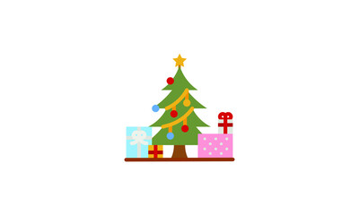 christmas tree silhouette various