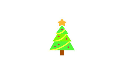Christmas Tree Vector Silhouette