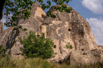 Fototapeta na wymiar The infamous cave houses of Cappadocia, Turkey