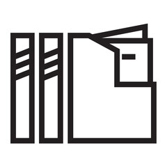 Documents storage icon.Vector illustration