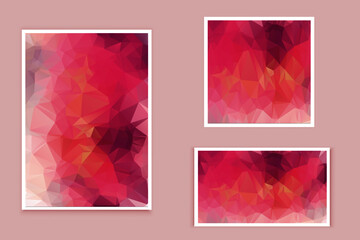 abstract textured polygonal background vector. Blurry triangle design. The pattern can be used for the background.