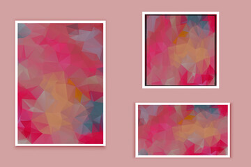 abstract textured polygonal background vector. Blurry triangle design. The pattern can be used for the background.