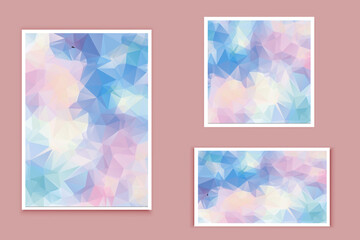 abstract textured polygonal background vector. Blurry triangle design. The pattern can be used for the background.