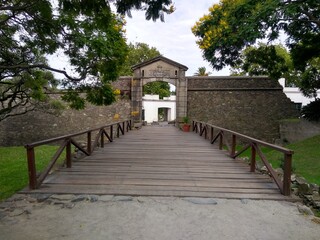 Gateway to the Old City Wall in Colonia del Sacramento, Uruguay
