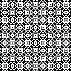 floral seamless pattern background.Geometric ornament for wallpapers and backgrounds. Black and white 

pattern. 
