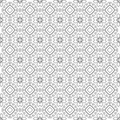 Vector geometric pattern. Repeating elements stylish background abstract ornament for wallpapers and 

backgrounds. Black and white colors 