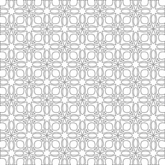 Vector geometric pattern. Repeating elements stylish background abstract ornament for wallpapers and 

backgrounds. Black and white colors 