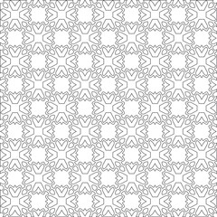 Vector geometric pattern. Repeating elements stylish background abstract ornament for wallpapers and 

backgrounds. Black and white colors 