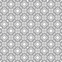 Vector geometric pattern. Repeating elements stylish background abstract ornament for wallpapers and 

backgrounds. Black and white colors 