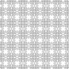 Vector geometric pattern. Repeating elements stylish background abstract ornament for wallpapers and 

backgrounds. Black and white colors 