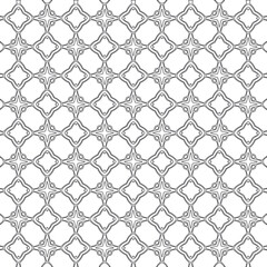 
Vector geometric pattern. Repeating elements stylish background abstract ornament for wallpapers and 

backgrounds. Black and white colors 