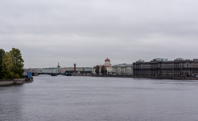 Fototapeta premium Rivers and canals of St. Petersburg, Russia.