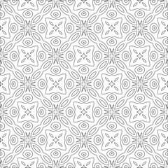 
Vector geometric pattern. Repeating elements stylish background abstract ornament for wallpapers and 

backgrounds. Black and white colors 