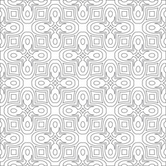 
Vector geometric pattern. Repeating elements stylish background abstract ornament for wallpapers and 

backgrounds. Black and white colors 
