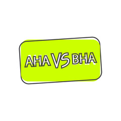 Vector acid BHA and AHA icon on white isolated background. Layers grouped for easy editing illustration. For your design.