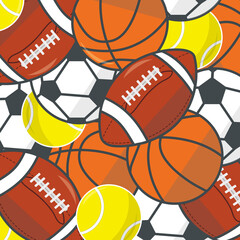 sports balls pattern