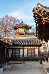 Fototapeta premium Nakseonjae residence in the royal Changdeokgung Palace in Seoul, South Korea