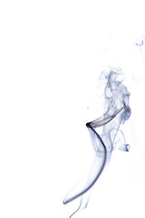 Isolated steam. Blur steam mist cloud, abstract fog or black smoke isolated on white background. Abstract of steam with copy space.