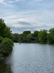 bridge over the river in Guelph, Ontario